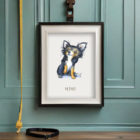 Chihuahua Personalised Dog Print